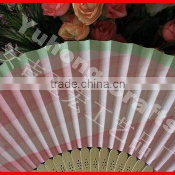 China Traditional Elegant Paper Folding Hand Fan photo-2