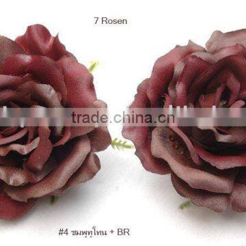 Flower head Rosen Rose 8.5 cm (3 inch) autum and winter colors