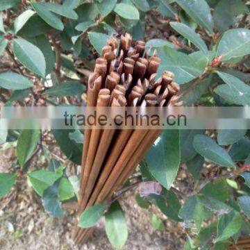 84cm/33" 40-45# Carbonized Self Nocks Bamboo Arrow Shafts With Varnish photo-2