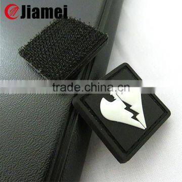 Clothing eco-friendly Custom SOFT RUBBER silicone sticker