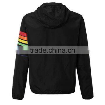 New Fashion Black Print Mens Coat Mens Jacket Man City Jackets photo-3