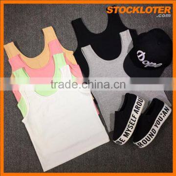 Satin Camisole Wholesale Plain White Camisole Ladies 150910 photo-6