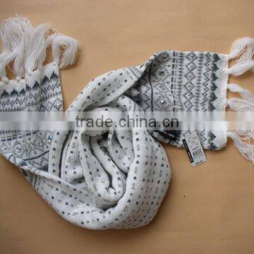 Women Winter Heavy Knit Long Scarf photo-4