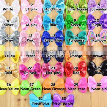 DIY Fabric Bow With Crystals Elegant Flower Fabric Bow Knot Decrations Wholesale Fashion Bow Jewelry Accessories