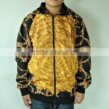 Wholesale price full body sublimation zip up jacket