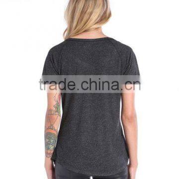 Slim Fit t Shirt Custom With Raglan Sleeves Blank Tee Shirts photo-4