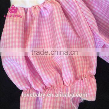 Girl Pink Easter Swing Top With Rabbit Embroidery, Cute Girl Summer Dresses Top LBYTZ001-11 photo-3