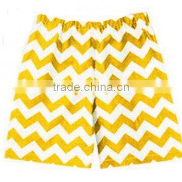 Wholesale price Chevron short pants Casual capri legging cargos Cotton shorts Preorder toddle girls kids chevron capri pants