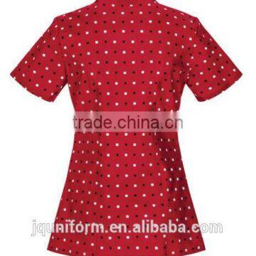 High Quality Cotton Doctor /nurse Uniform Unisex Short Sleeve Gown Lab Uniform photo-3