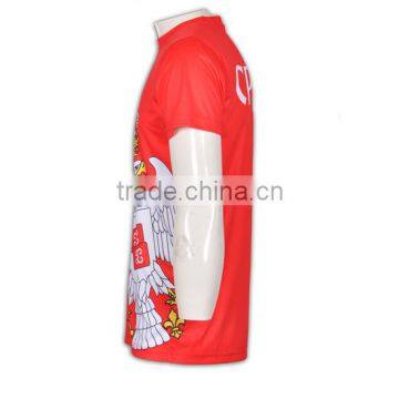 BSCI/ISO9001 Factory Dry Fit Breathable Fabric Italy Sublimation Ink Hotsale Cheap Custom Sports t Shirts photo-3