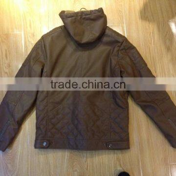 Man pu Leather Jacket #PL8719 photo-2