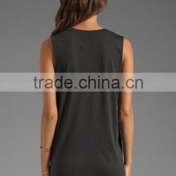 Custom Size Tank Top in Black photo-2