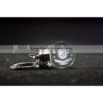 Fancy Cheap Colorful LED Crystal Keychain/Crystal Keyring/Crystal Keyholder photo-5
