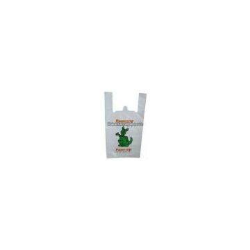 HDPE White Shopping Bag With Printing photo-3