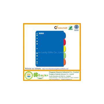 Colorful PP 5 Tab Index Divider Pack