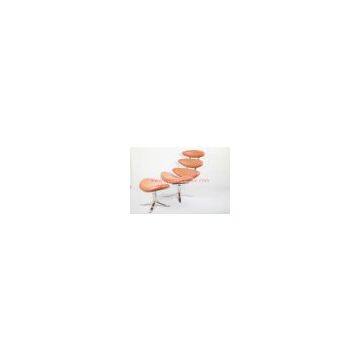 Paul Volther Corona Chair & Ottoman