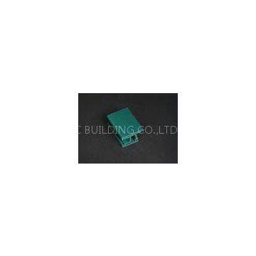 60mm Green PVC Window Profiles Vinyl Extrusion 3 Chambers , ISO9001