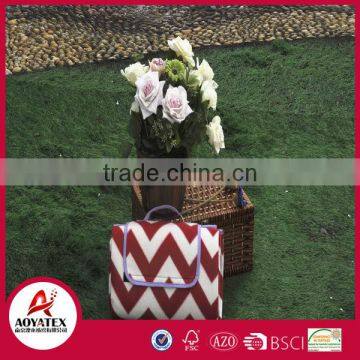 High quality new design printed acrylic outdoor blanket
