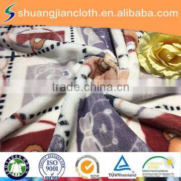 high quality polyester flannel fabric for sleepcoat