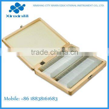 free selected 100pc/Box prepared microscope slides prepared microscope slide sets