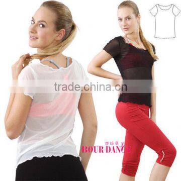 New Spring - Gym Wear All-match Net Top (Short-sleeves)