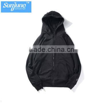 Wholesale Zip up Neck Button Hoodie Manufacturer photo-2