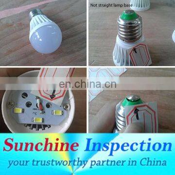 LED light inspection check in shenzhen guangdong company QC service