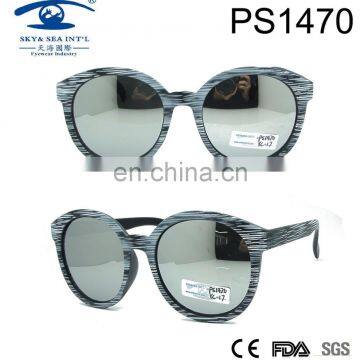 Silver lens round shape fashion sunglasses