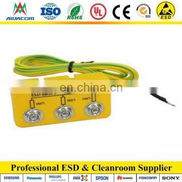 With 1M resistance ,ESD bonding point ,Antistatic ESD european plug