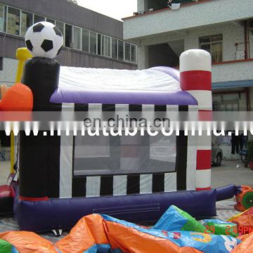 inflatable football player/ inflatable bouncer combo