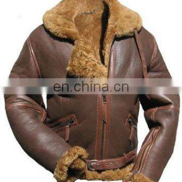 (Supper Deal) SH-852 New Leather Fashion Jacket,Leather Winter Jacket,Sheepskin Leather Fashion Jacket