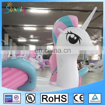 Customized New Style Colors Unicorn Pool Float Giant Inflatable Unicorn