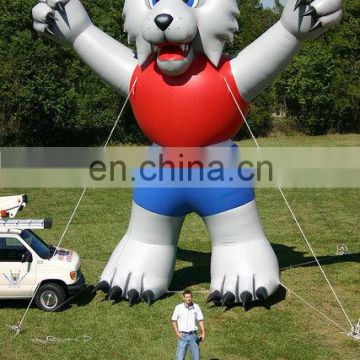 giant inflatable wolf for advertising