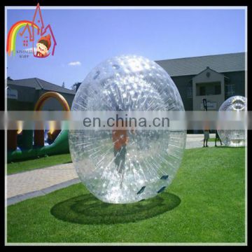 Crazy game large inflatable zorb ball,inflatable human hamster ball,roll inside inflatable ball