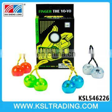 Hot items toy game children light thumb chucks hand led yoyo