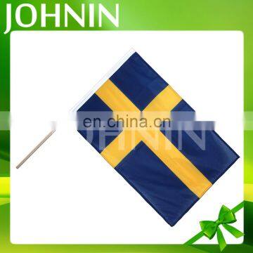 Hot Selling Promotion Polyester Customized Printed Mini Hand Held Stick Flag