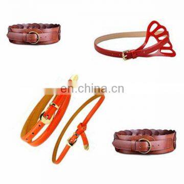 ladies fashion pu leather belts women belts