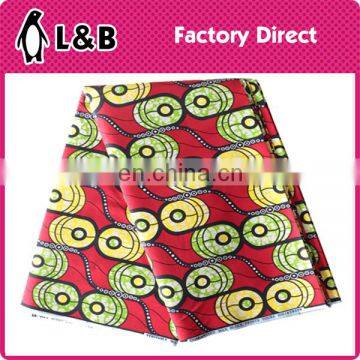 100% cotton high quality new design popular print African wax fabric