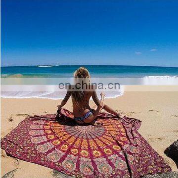 Indian Hippie Mandala Throw Cotton Wall Hanging Beach Throw Mandala Tapestry Throw / Home Textile / Tapestry