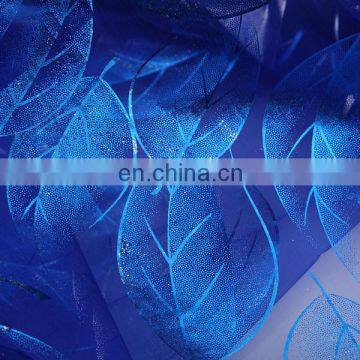 Plant Pattern Printed Organza Foil Printed Organza Fabric Christmas Decoration Organza photo-3