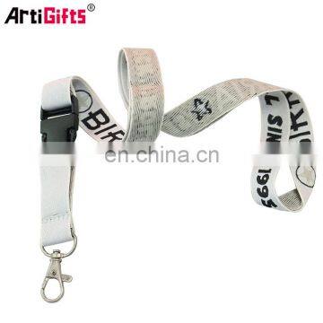 Factory supply polyester sublimation lanyard blank