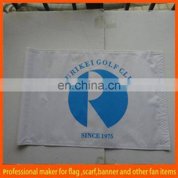 embroidery custom double sides golf flag