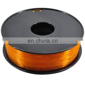 Competitive advantages 3d printing orange twinkling pla filament 1.75mm