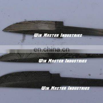 damascus miniature kukri blade