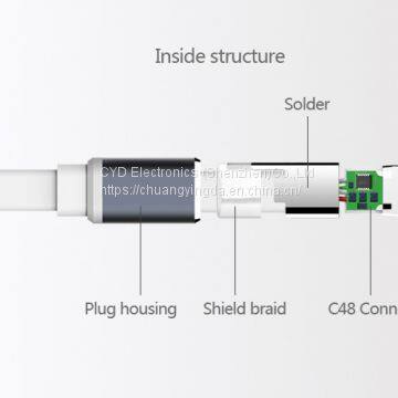 Cable Supplies for IPhone 5, 5S, 6, 6S, 6 Plus With High-speed Performance, Metal Material photo-3