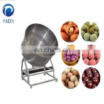 Peanut Snack Coating and Seasoning Pan Machine Chocolate Wrap Sugar Machine Chocolate Candy Coating Machine photo-2