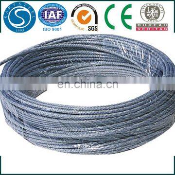 pvc coated stainless steel wire rope