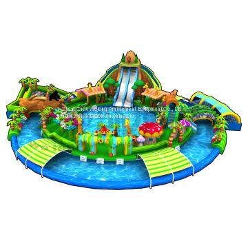 adult inflatable water slide with pool water slide inflatable