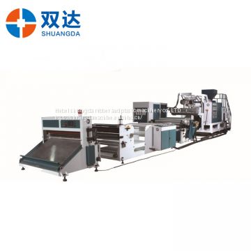 Plastic sheet production line