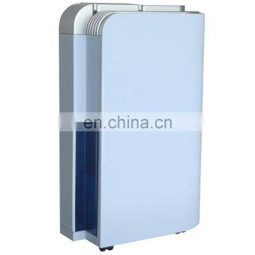 mini home plastic dehumidifier in basement bathroom